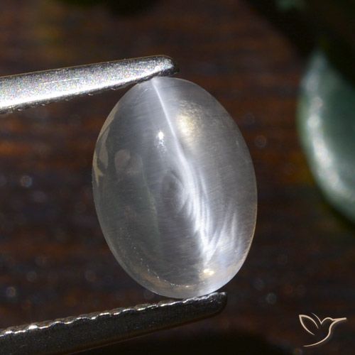 1.54 ct Oval Sillimanite Cat's Eye, 7.8 x 5.7 mm From Madagascar, Photo A