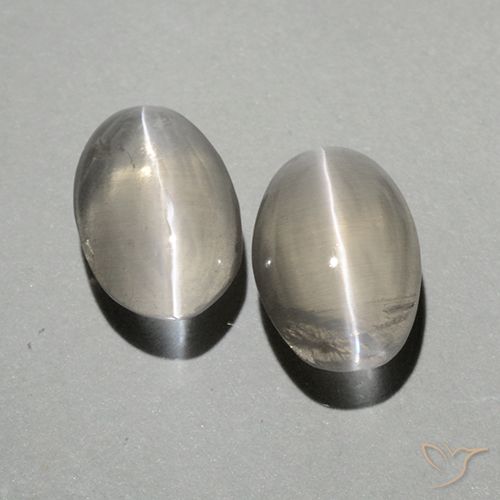 1.9 ct Oval Sillimanite Cat's Eye, 7.5 x 5 mm From Madagascar, Photo A