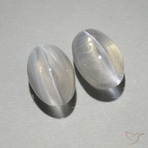 2.25 ct Oval Sillimanite Cat's Eye, 7.1 x 4.7 mm From Madagascar, Photo A