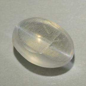 Sillimanite Cat's Eye Gemstone in 7.8 x 5.7 mm Size for Sale, Sillimanite Cat's Eye Stone in Smoke Color