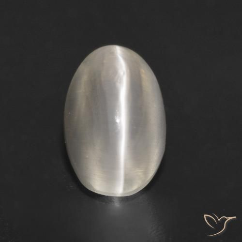 1.4 ct Oval Sillimanite Cat's Eye, 7.7 x 5 mm From Madagascar, Photo A