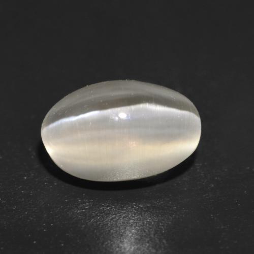 1.56 ct Yellow Sillimanite Cat's Eye Stone, Natural Sillimanite Cat's Eye in Oval Cabochon Shape for Sale