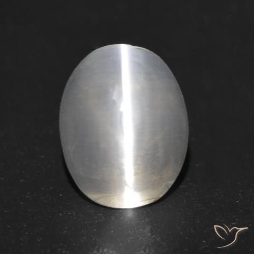 1.24 ct Oval Sillimanite Cat's Eye, 7 x 5.5 mm From Madagascar, Photo A