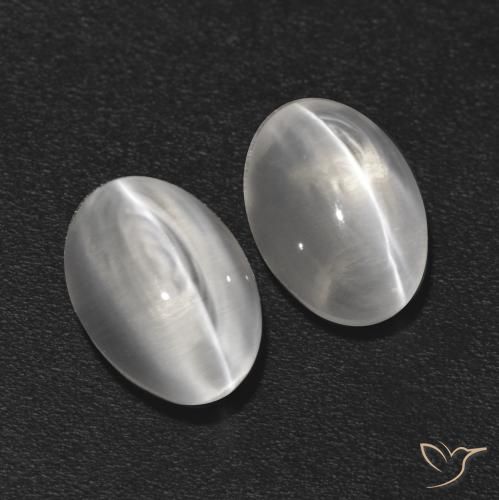 2.2 ct Oval Sillimanite Cat's Eye, 7 x 4.8 mm From Madagascar, Photo A