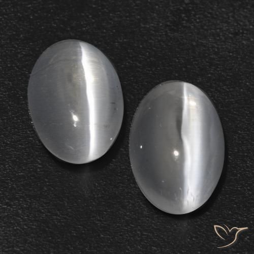 1.37 ct Oval Sillimanite Cat's Eye, 6.4 x 4.3 mm From Madagascar, Photo A