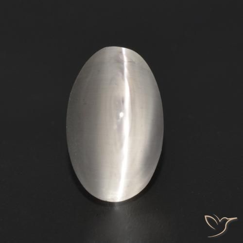 1.35 ct Oval Sillimanite Cat's Eye, 8.1 x 4.9 mm From Madagascar, Photo A