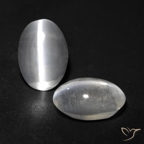 2.07 ct Oval Sillimanite Cat's Eye, 7.4 x 5 mm From Madagascar, Photo A