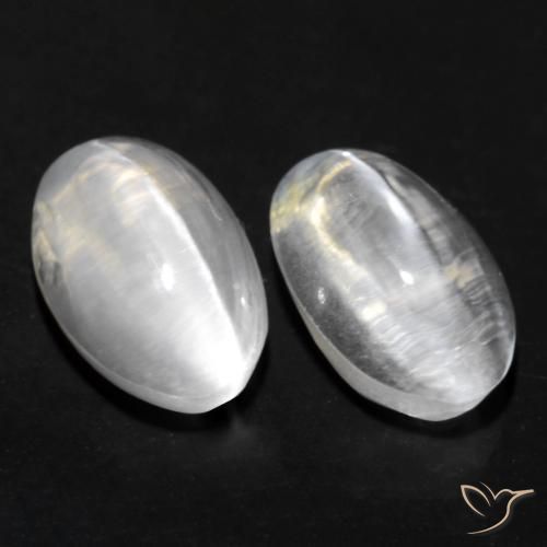 1.7 ct Oval Sillimanite Cat's Eye, 6.5 x 4.4 mm From Madagascar, Photo A