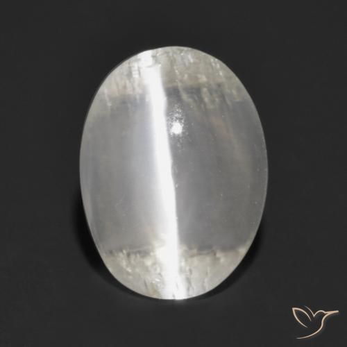 1.47 ct Oval Sillimanite Cat's Eye, 8 x 6 mm From Madagascar, Photo A