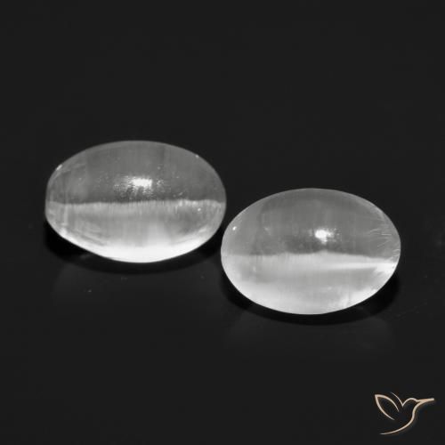 2.06 ct Oval Sillimanite Cat's Eye, 6.8 x 4.8 mm From Madagascar, Photo A