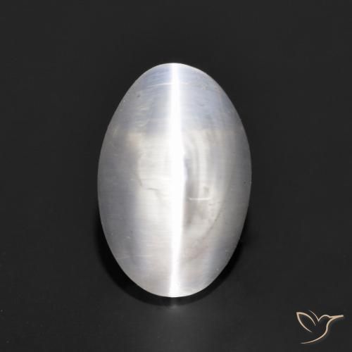 1.24 ct Oval Sillimanite Cat's Eye, 7.5 x 5 mm From Madagascar, Photo A