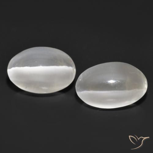 2.47 ct Oval Sillimanite Cat's Eye, 7.3 x 4.7 mm From Madagascar, Photo A