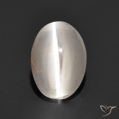 1.24 ct Oval Sillimanite Cat's Eye, 7.5 x 5.4 mm From Madagascar, Photo A