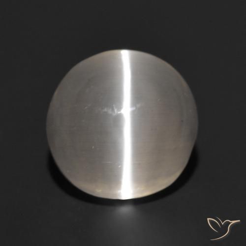 1.87 ct Round Sillimanite Cat's Eye, 6.8 mm From Madagascar, Photo A