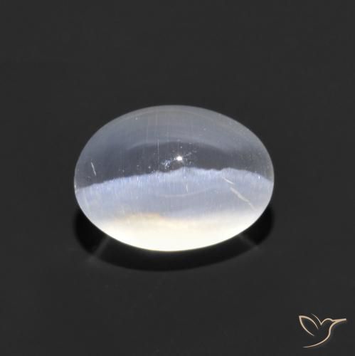 1.43ct Natural Clear Sillimanite Cat's Eye, Oval, Transparent