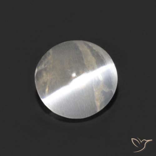1.01 ct Oval Sillimanite Cat's Eye, 6.4 x 6.2 mm From Madagascar, Photo A