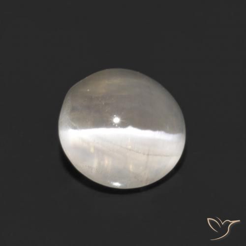1.33 ct Oval Sillimanite Cat's Eye, 6.3 x 5.9 mm From Madagascar, Photo A