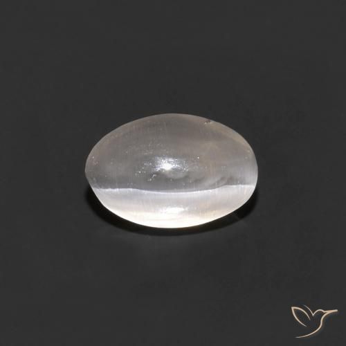 0.68 ct Oval Sillimanite Cat's Eye, 5.9 x 3.9 mm From Madagascar, Photo A