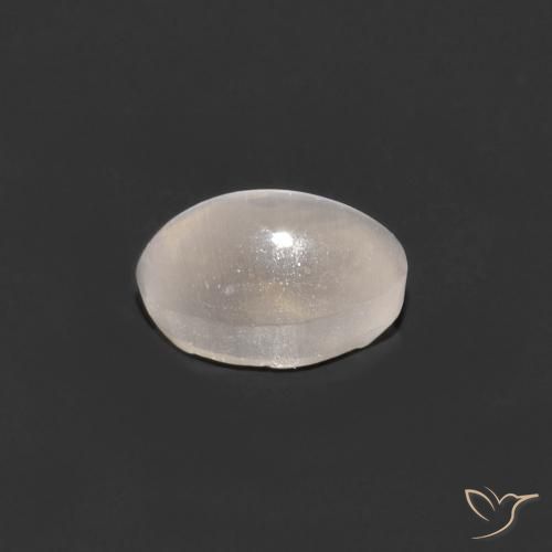 Sillimanite Cat's Eye Gemstone in 6 x 4 mm (calibrated) Size for Sale, Sillimanite Cat's Eye Stone in Very Light Grey Color
