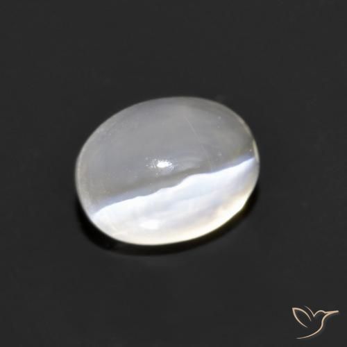 1.30 ct Gray Sillimanite Cat's Eye Stone, Natural Sillimanite Cat's Eye in Oval Cabochon Shape for Sale