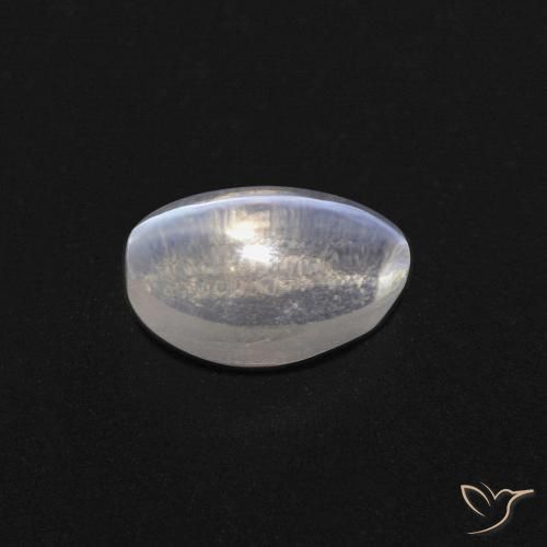 Sillimanite Cat's Eye Gemstone in 6.5 x 4.5 mm Size for Sale, Sillimanite Cat's Eye Stone in Warm White Color