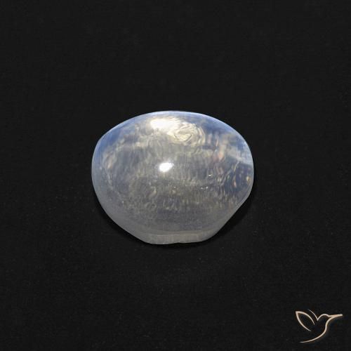 Sillimanite Cat's Eye Gemstone in 5.6 x 5.4 mm Size for Sale, Sillimanite Cat's Eye Stone in Clear Color