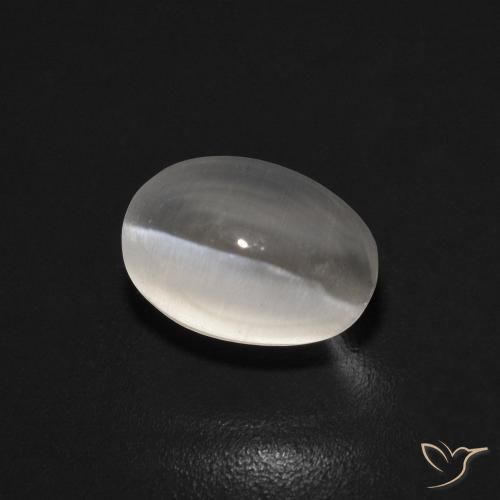 1.27 ct Oval Sillimanite Cat's Eye, 6.8 x 4.8 mm From Madagascar, Photo A