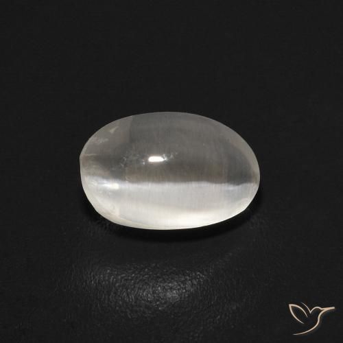 0.74 ct Oval Sillimanite Cat's Eye, 6.3 x 4.1 mm From Madagascar, Photo A
