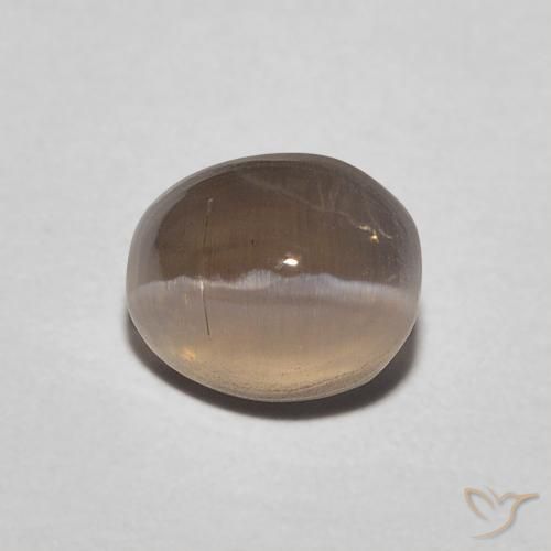 0.89 ct Oval Sillimanite Cat's Eye, 5.6 x 4.7 mm From Madagascar, Photo A