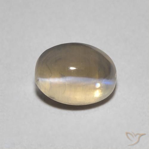 0.95 ct Oval Sillimanite Cat's Eye, 6.1 x 4.6 mm From Madagascar, Photo A