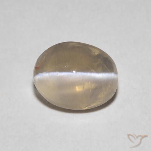 0.99 ct Oval Sillimanite Cat's Eye, 6.6 x 5.3 mm From Madagascar, Photo A