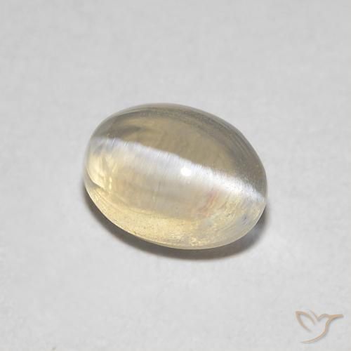 0.86 ct Brown Sillimanite Cat's Eye Stone, Natural Sillimanite Cat's Eye in Oval Cabochon Shape for Sale