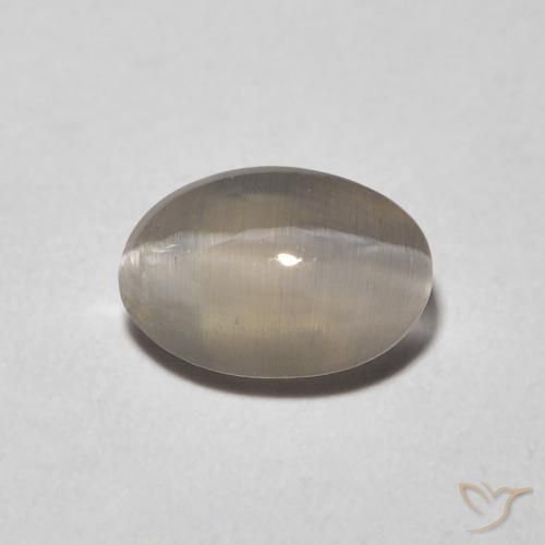 0.98 ct Oval Sillimanite Cat's Eye, 7.1 x 5 mm From Madagascar, Photo A