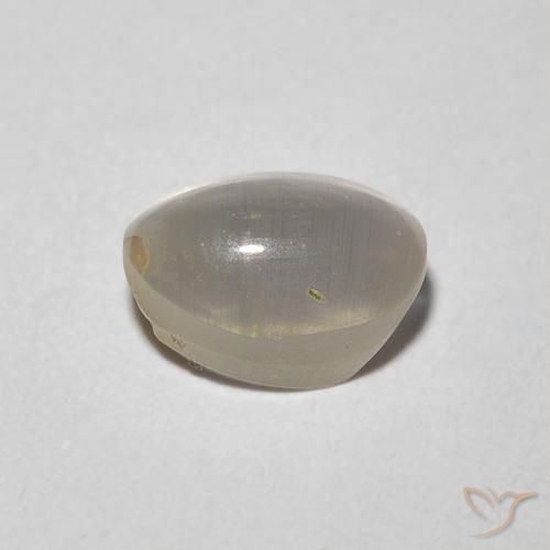 Sillimanite Cat's Eye Gemstone in 7 x 5 mm (calibrated) Size for Sale, Sillimanite Cat's Eye Stone in Very Light Brown Color