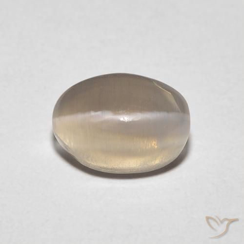 1.23 ct Oval Sillimanite Cat's Eye, 6.8 x 4.9 mm From Madagascar, Photo A
