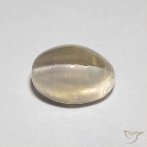1.3 ct Oval Sillimanite Cat's Eye, 7 x 5.1 mm From Madagascar, Photo A