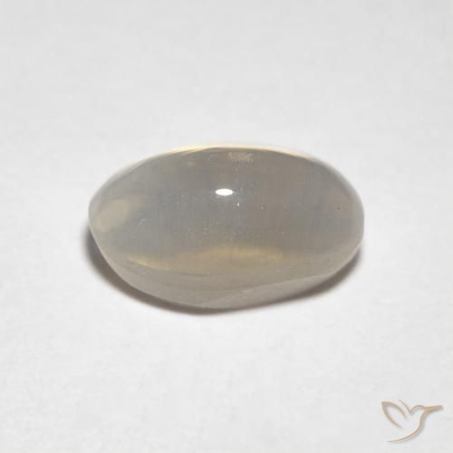 Sillimanite Cat's Eye Gemstone in 7.5 x 4.7 mm Size for Sale, Sillimanite Cat's Eye Stone in Medium Light-Brown Color