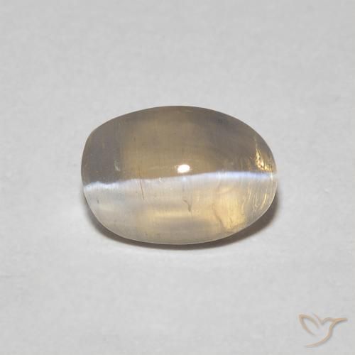 0.93 ct Oval Sillimanite Cat's Eye, 6.8 x 4.8 mm From Madagascar, Photo A