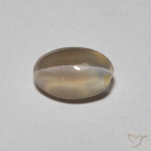 0.73 ct Oval Sillimanite Cat's Eye, 6.3 x 4.1 mm From Madagascar, Photo A