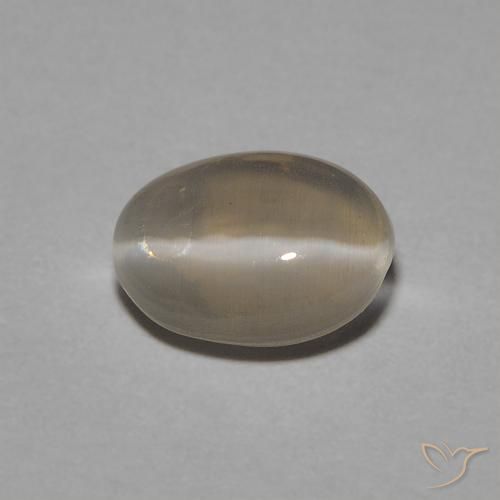 1.05 ct Oval Sillimanite Cat's Eye, 6.9 x 4.9 mm From Madagascar, Photo A