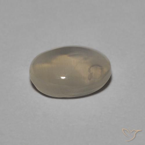 Sillimanite Cat's Eye Gemstone in 7 x 5 mm (calibrated) Size for Sale, Sillimanite Cat's Eye Stone in Light Yellow Brown Color