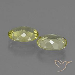 Sillimanite Gemstones in 9.7 x 7.7 mm Size for Sale, Sillimanite Stones in Green Yellow Color