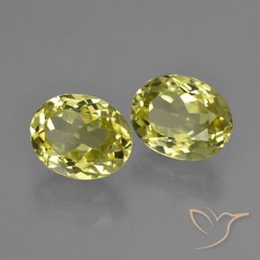 4.08 ctw Yellow Sillimanite Stones, Natural Sillimanite in Oval Facet Shape for Sale