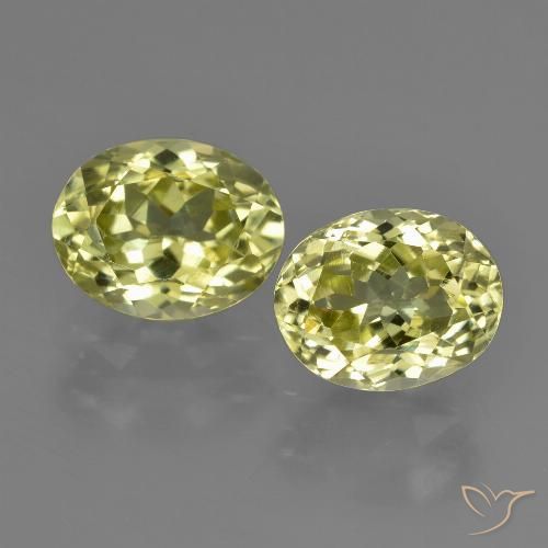 4.88 ct Yellow Sillimanite, 9 x 7.2 mm Oval Cut From Sri Lanka, Photo A