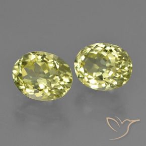 4.88 ctw Yellow Sillimanite Stones, Natural Sillimanite in Oval Facet Shape for Sale