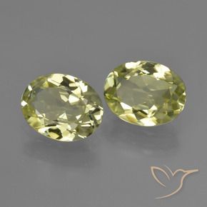 3.31 ctw Yellow Sillimanite Stones, Natural Sillimanite in Oval Facet Shape for Sale