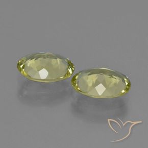 Sillimanite Gemstones in 9.6 x 7.6 mm Size for Sale, Sillimanite Stones in Medium Yellow Color