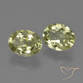 3.78 ctw Yellow Sillimanite Stones, Natural Sillimanite in Oval Facet Shape for Sale