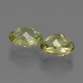 Sillimanite Gemstones in 9 x 7 mm (calibrated) Size for Sale, Sillimanite Stones in Medium Yellow Color