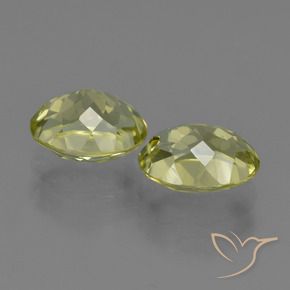 Sillimanite Gemstones in 9 x 7 mm (calibrated) Size for Sale, Sillimanite Stones in Medium Yellow Color